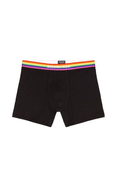 Balenciaga Pride Boxer Brief in Black | FWRD