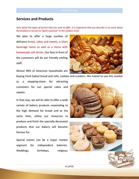 Bakery Business Plan Template