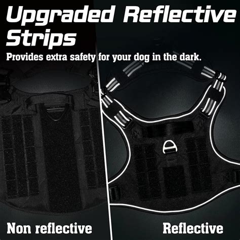 Buy rabbitgoo Tactical Dog Harness No Pull, Military Dog Vest Harness ...