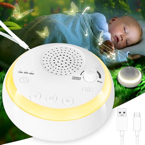 Amazon.com: White Noise Sound Machine for Sound Therapy, Noise ...