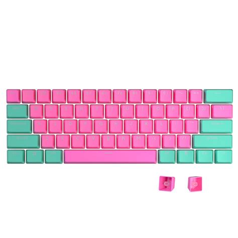 Buy 61 PBT Keycaps,61 Key ANSI Layout OEM Profile PBT Thick Shine ...