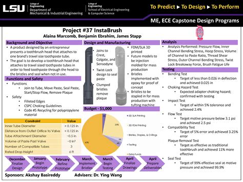 Capstone Design Gallery 2021 | LSU Mechanical & Industrial Engineering