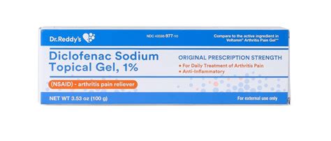 FSA-Approved Dr. Reddy's Diclofenac Sodium Topical Gel, 1%, 100 g. – buyFSA