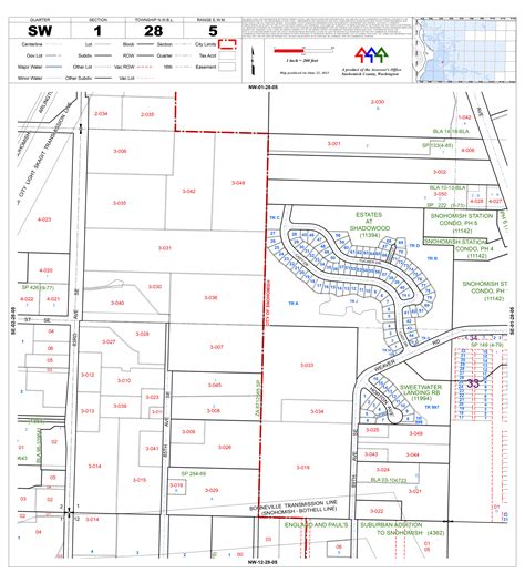 Snohomish County, WA Assessor Maps Selection