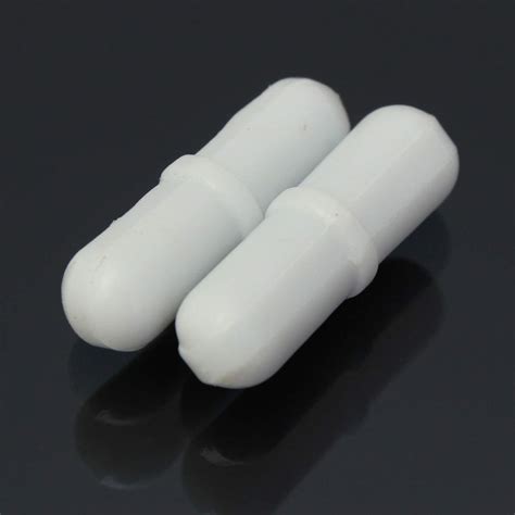 GLAB Teflon Magnetic Stirrer Stirring Cylindrical Shape Bar Rod Bead ...