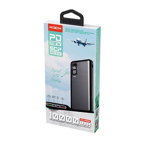 Power bank Moxom MX-PB35 3in1 10000mAh crni - Mob-Shop