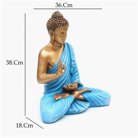 Buy VEDAS Mystical Indiana Bento Polyresin Blessing Buddha Figurine ...