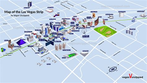 Las Vegas Strip Map Updated 2023 - Las Vegas Downtown Hotel Map las ...