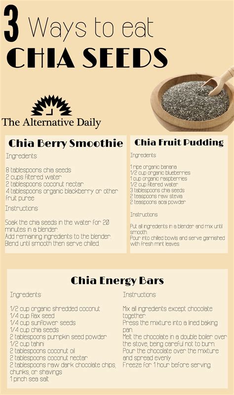 5 ways to eat chia seeds – Artofit