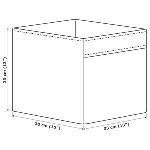 DRÖNA Box, dark grey, 33x38x33 cm - IKEA