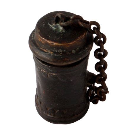Brass Chunadani Betel and Lime Paste Box