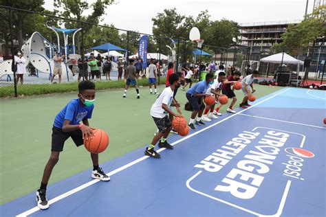 Photos: Wizards court refurbishment at Randall Recreation Center Photo ...
