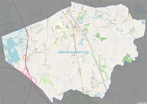 Map of Bridgewater Town city - Thong Thai Real