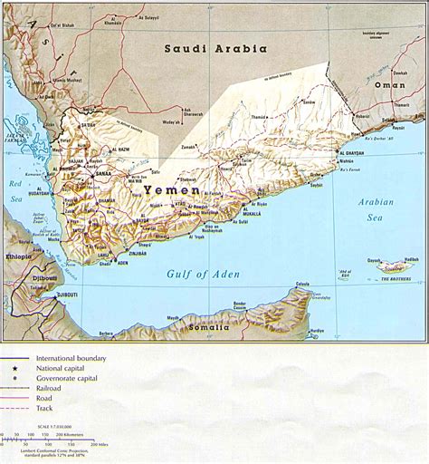 Maps of Yemen | Map Library | Maps of the World