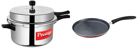 Buy Prestige Popular Aluminium Pressure Cooker, 7.5 Litres, Silver ...