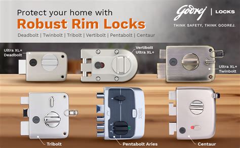 Godrej Rim Lock I Twinbolt Ultra XL+ I 1CK Latchbolt I for Home Main ...