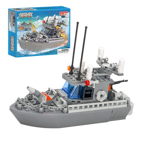 Buy COGO Army Warship Toys Building Blocks 193 Pieces - 3325 Online at ...