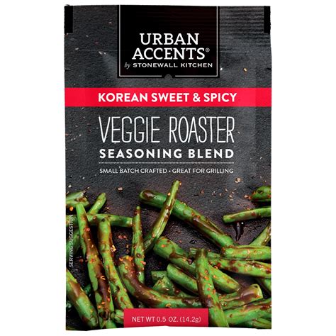 Urban Accents Korean Sweet & Spicy Veggie Roaster Seasoning Blend, 0.5 ...