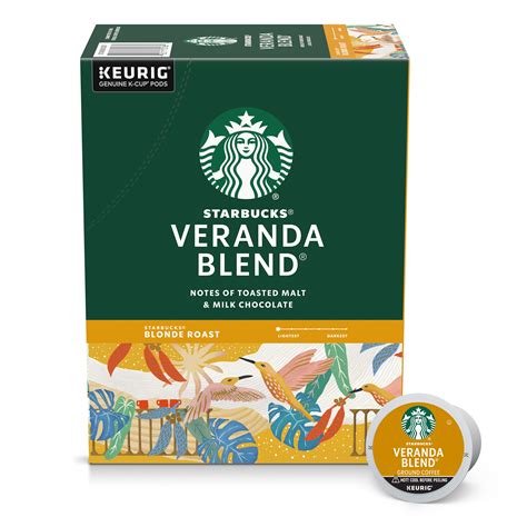 Starbucks, Veranda Blend Blonde Roast K-Cup Coffee Pods, 22 Count ...
