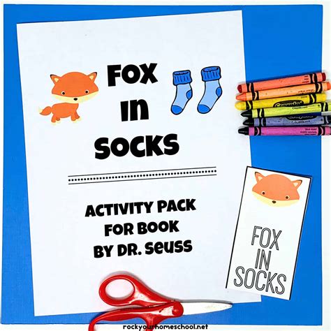 Fox In Socks Printables Kindergarten Fox In Socks Dr Seuss PNG SVG