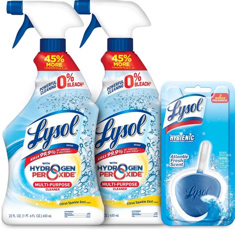 Amazon.com: Lysol with Hydrogen Peroxide Multi-Purpose Cleaner, Citrus ...