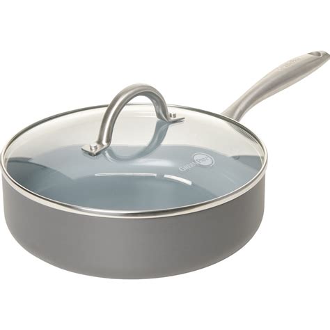 GreenPan Ceramic Nonstick Saute Pan with Lid - 3 qt. - Save 33%