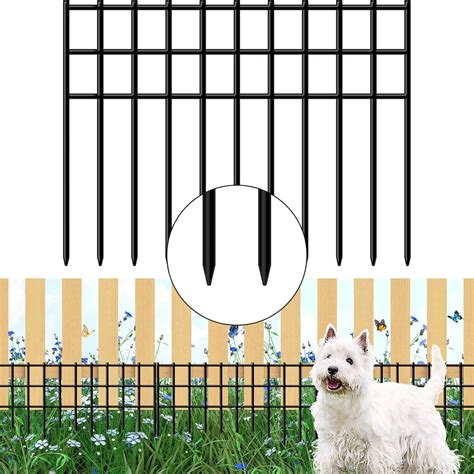 Amazon.com : Zamsion Enhanced Bold Animal Barrier Fence 10 Pack, 17" L ...