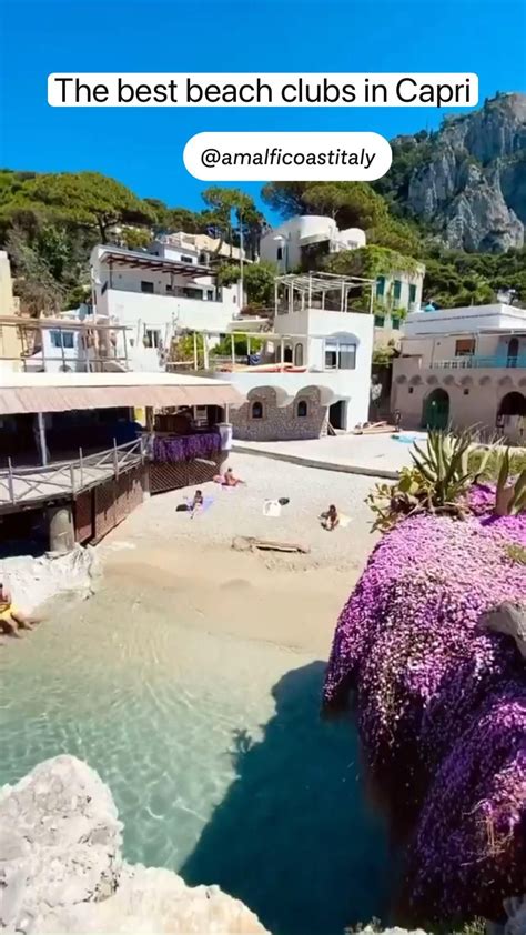 The best beach clubs in capri – Artofit