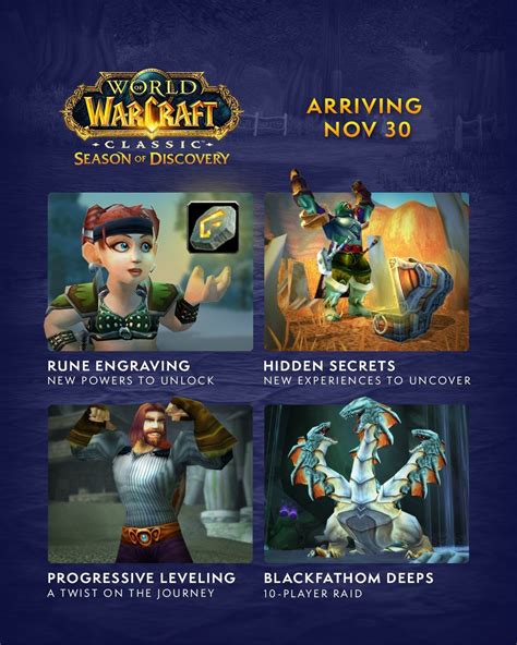 World of Warcraft Classic: Season of Discovery : r/classicwow