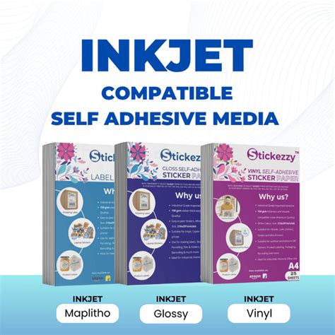 Inkjet compatible media – Stickezzy
