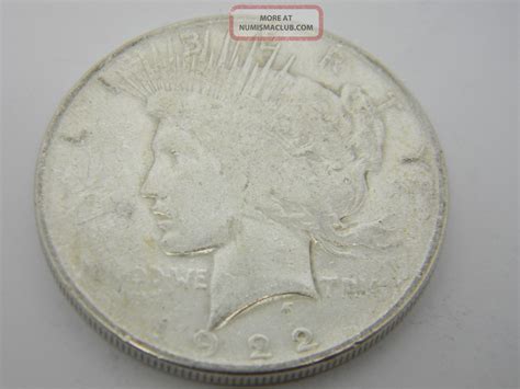 1922 Peace One Dollar Silver Coin T738