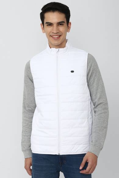 Buy Men White Solid Casual Jacket Online - 763983 | Peter England