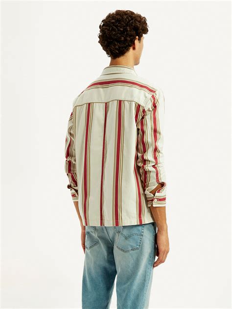 Men's Striped Multi Color Relaxed Fit Shirt – Levis India Store