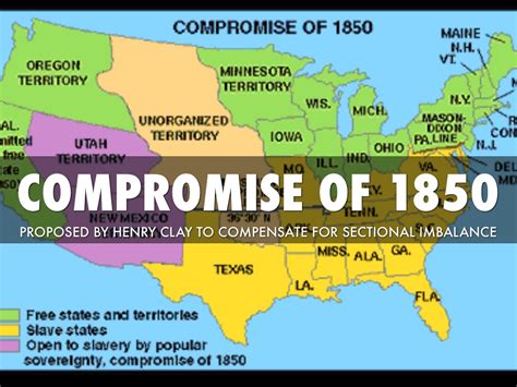 Explain The 5 Parts Of The Compromise Of 1850 - Design Talk