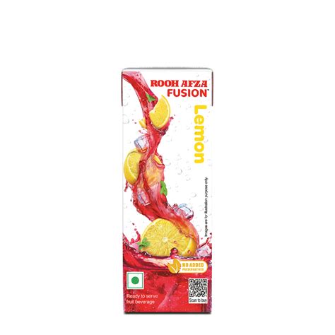 Hamdard Rooh Afza Fusion Lemon | 180ml