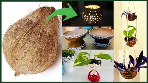 Image result for Decorative Items Using Coconut Shell