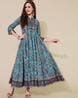 Buy Teal Kurtas for Women by GULMOHAR JAIPUR Online | Ajio.com