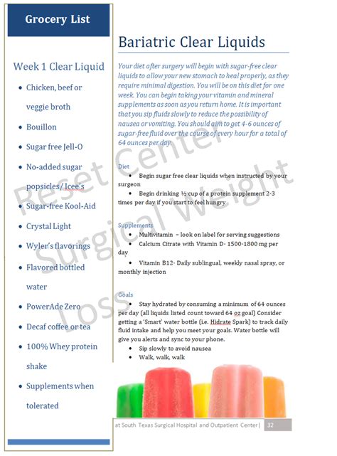 Bariatric surgery pre op diet guide – Artofit