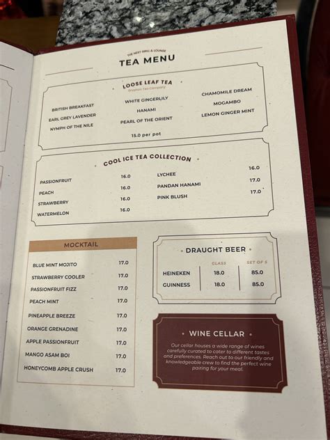 The Nest Cafe Miri Menu Preview - Miri City Sharing