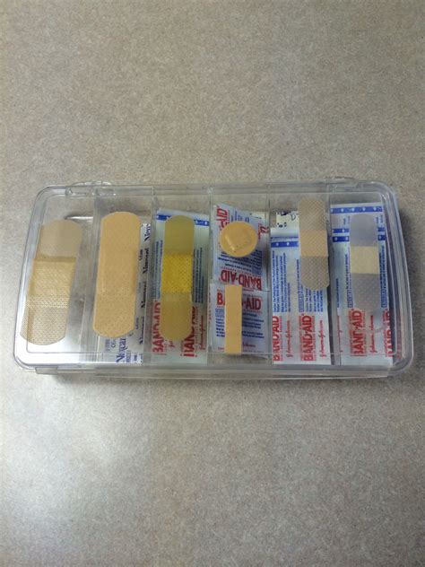 Organize Band Aids by Size