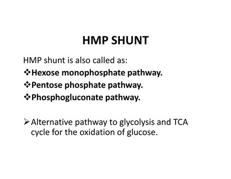 HMP Shunt | Hexose Monophosphate Pathway | Pentose Phosphate Pathway ...
