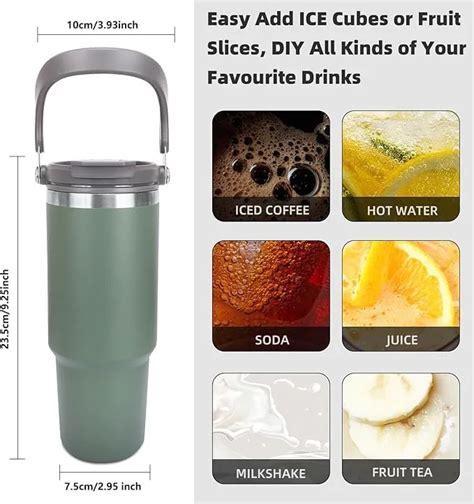 Stainless Steel Vacuum Insulated Tumbler - 900ml | Klick Buy