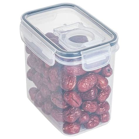 ionze Kitchen Storage Box Clear Plastic Storage Jars Vacuum Proof Fresh ...