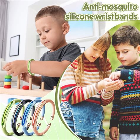 Mosquito Repellent Bracelets - DEET-Free Bug Repellent Bracelets for ...
