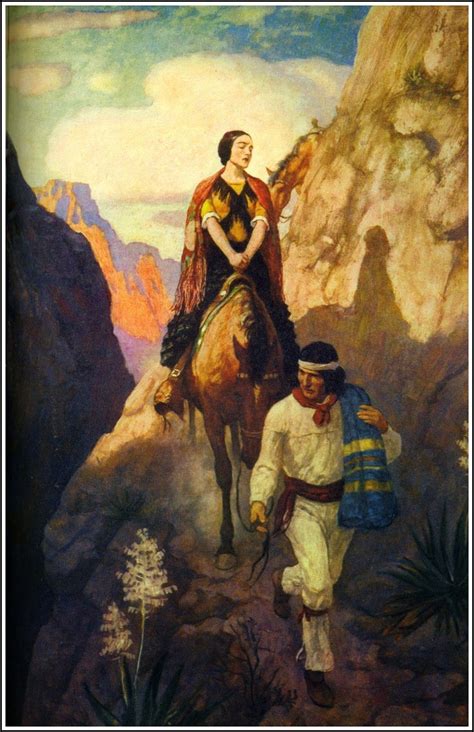 NC Wyeth - illustration for Ramona by Helen Hunt Jackson, 1942 | Nc ...
