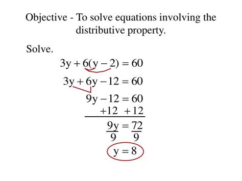 Solving Equations with Distributive Property 的图像结果