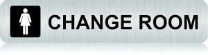 Hardika Creation Stainless Steel Self Adhesive "Female Change Room ...