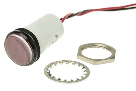 557-1505-203F Dialight | Dialight Red Panel Mount Indicator, 24V dc, 17 ...