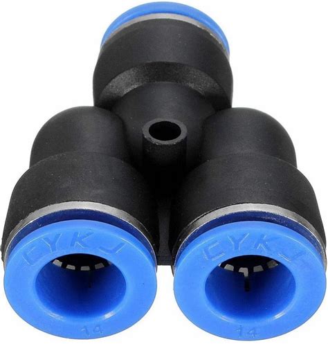 Pneumatic Push Y Fitting - 1/8 Inch Pneumatic Push Y Fitting Trader ...
