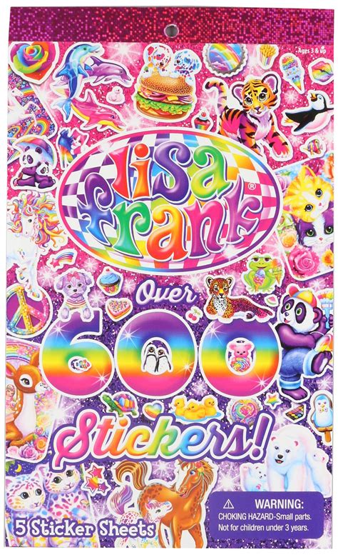 Pegatinas De Lisa Frank Sticker Collection Book Lisa Frank 600+
